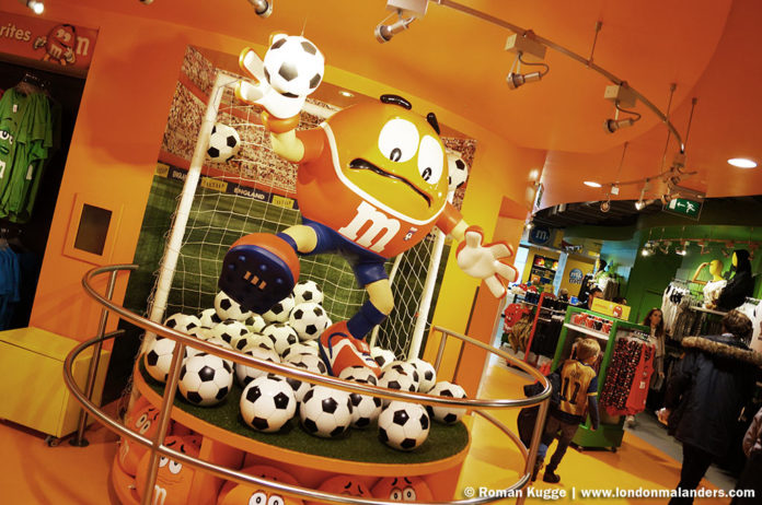 M&M'S World London groesste Bonbonladen der Welt