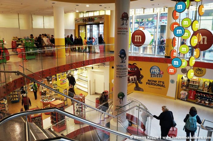M&M'S World London groesstes Bonbongeschaeft der Welt