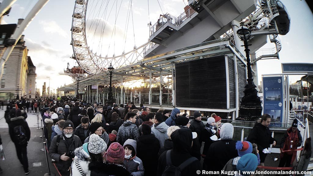 Riesenrad London Eye Wartezeiten