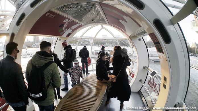 Riesenrad London Eye Gondel