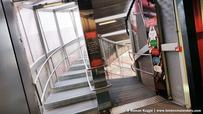 The Orbit Slide Rutsche London Treppe