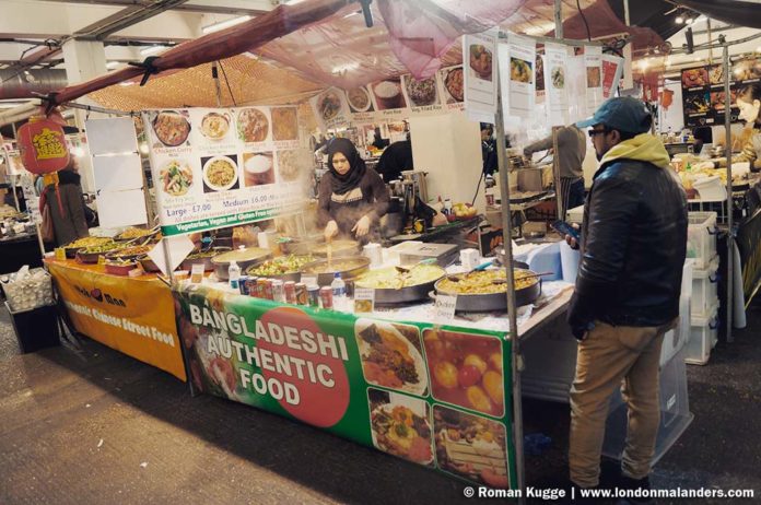 Brick Lane Street Food Market UpMarket London