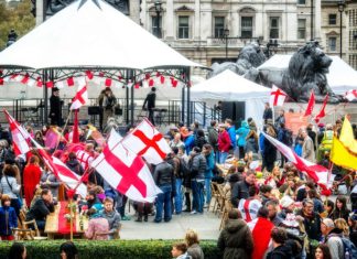 London im April 2018: Was kann man alles unternehmen? Saint George's Day London Feast of Saint George