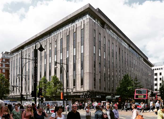 Debenhams Kaufhaus in London