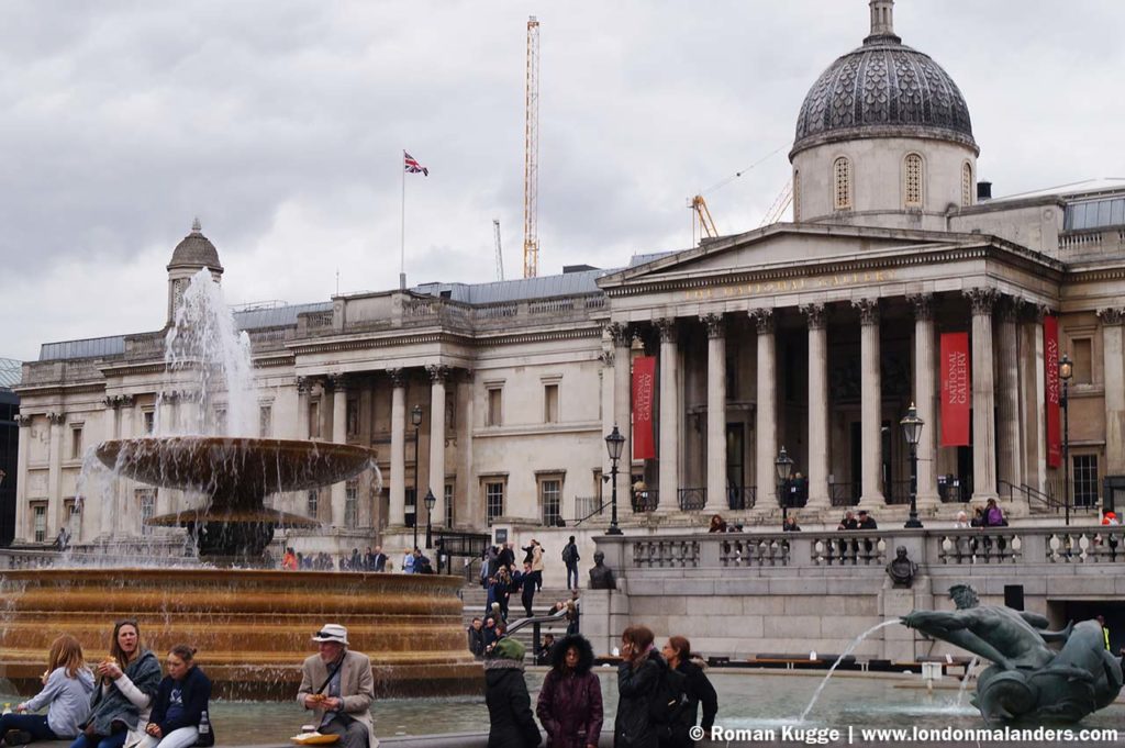 National Gallery London am Trafalgar Square