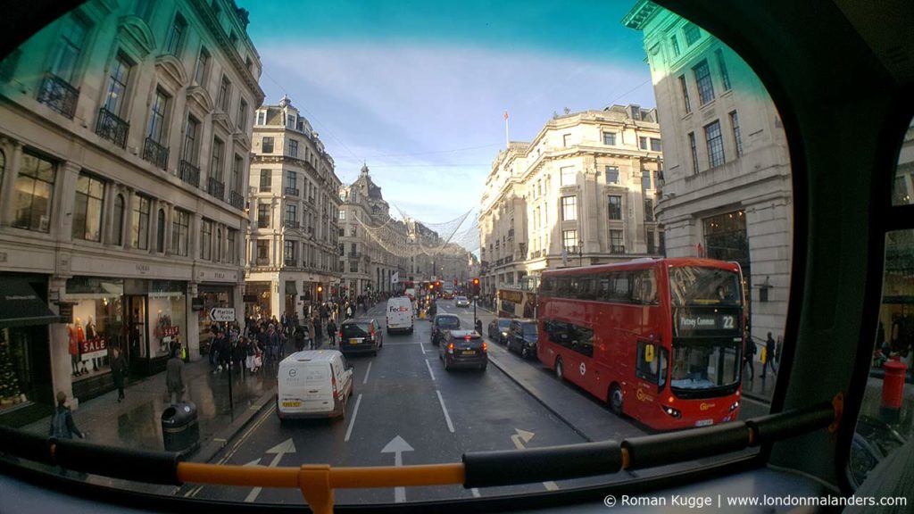 Bus oben sitzen London