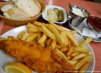 Authentisches Fish & Chips in London: das leckere „Masters Superfish“ Masters Superfish London Fish and Chips