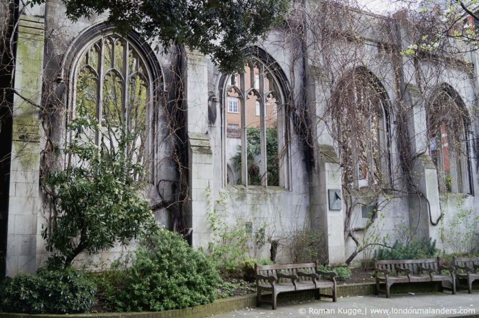 Saint Dunstan in the East London Kirche Ruine
