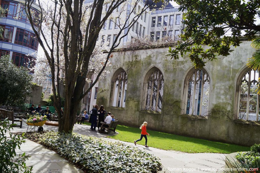 Saint Dunstan in the East London Kirche Ruine