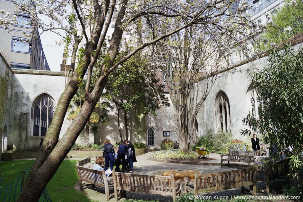 Saint Dunstan in the East London Kirche Ruine