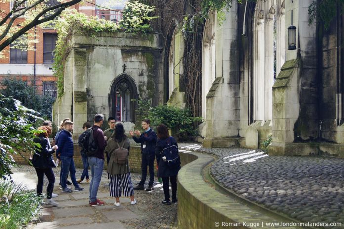 Saint Dunstan in the East London Kirche Ruine