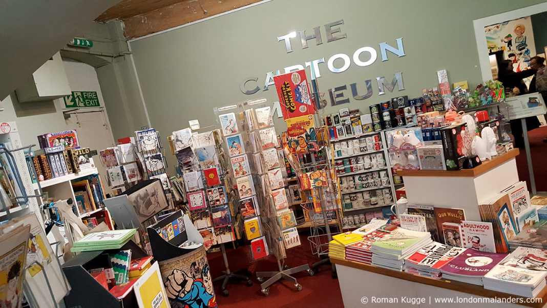 „Cartoon Museum“, das ComicMuseum von London London mal anders