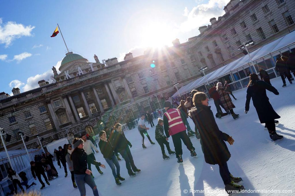 Eislaufen London Somerset House