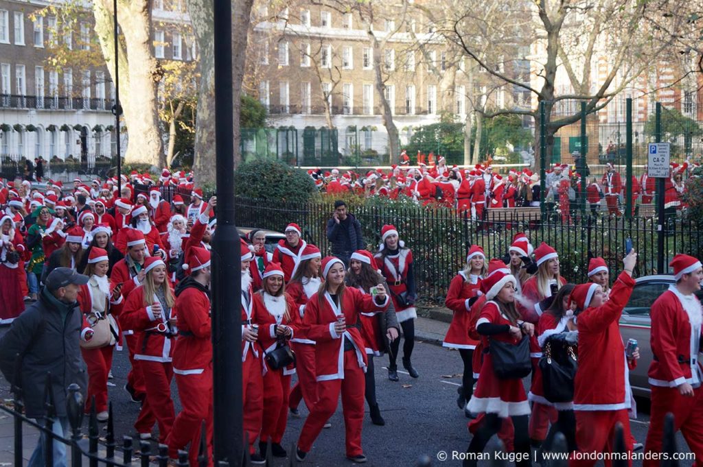 Santa Con Santa Run London