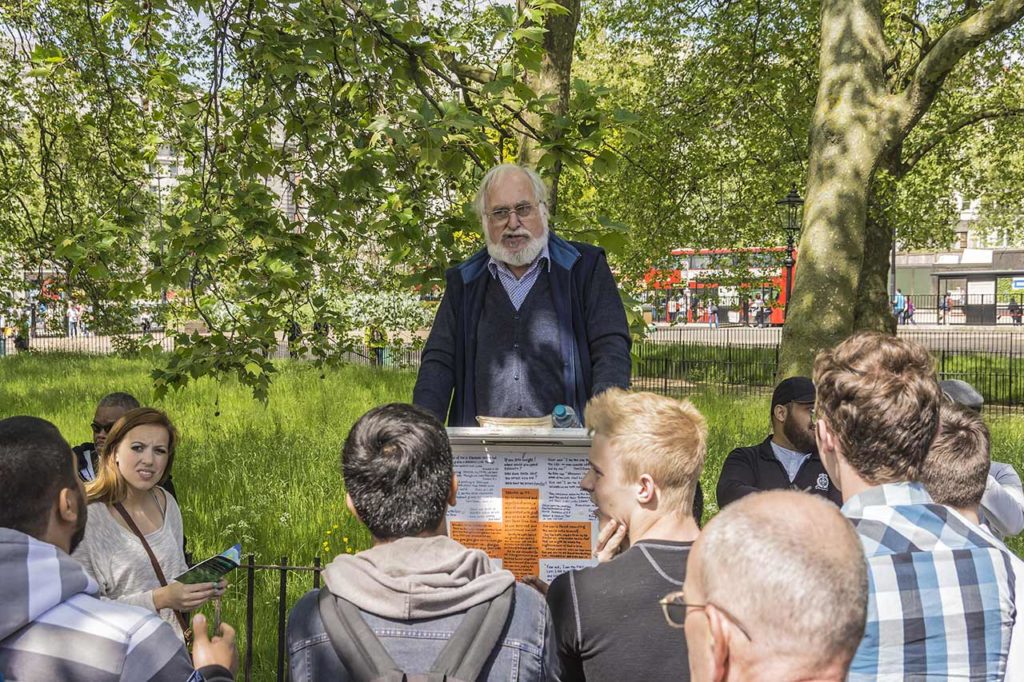 Hyde Park London Speakers Corner