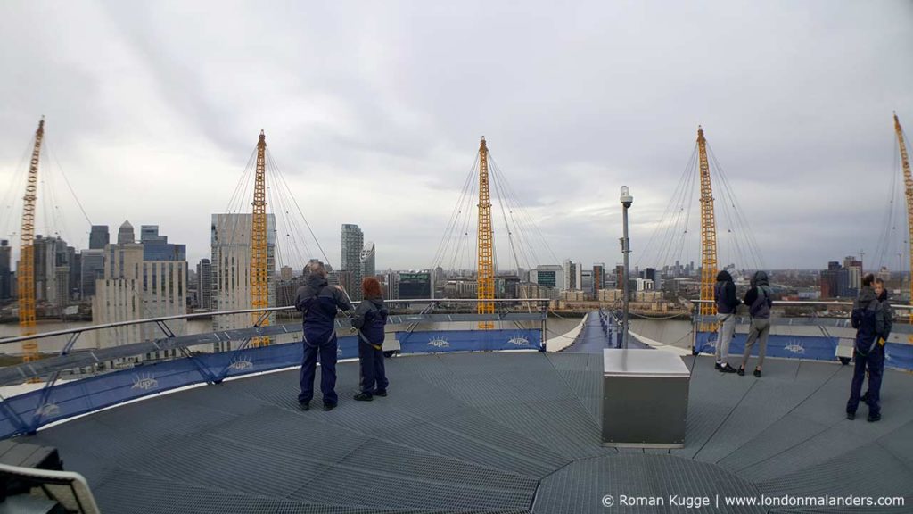 Up the O2 - Klettern auf dem Dach der O2 Arena in London