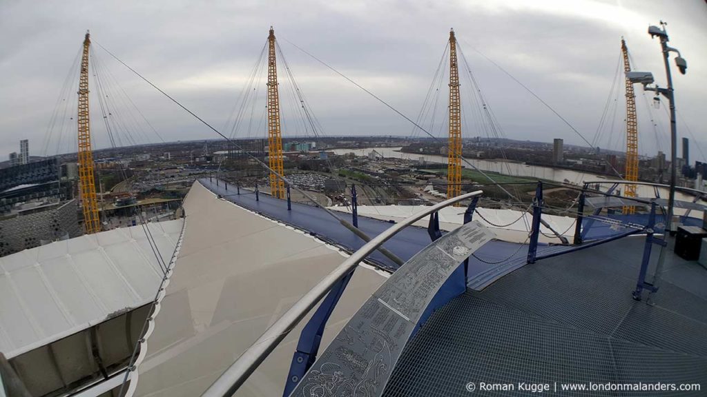 Up the O2 - Klettern auf dem Dach der O2 Arena in London